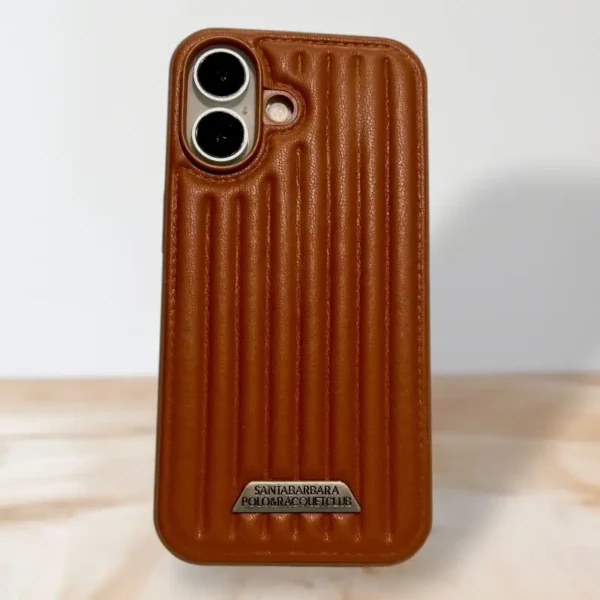 Elegant Brown Grip Case - Santa Barbara Polo Club
