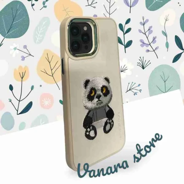 Cute Panda case-Light Cream-iPhone 13 Pro Max - Image 2