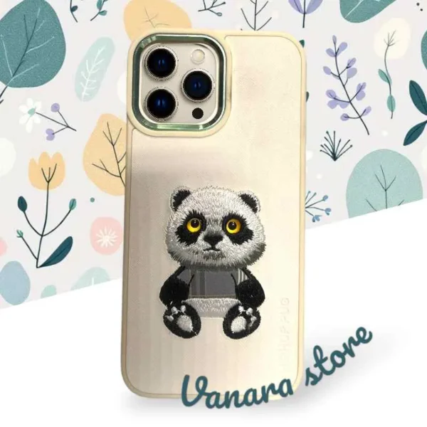 Cute panda Light Cream iPhone 13 Pro max case