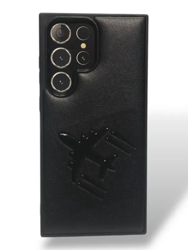 Samsung s23 ultra case black leather