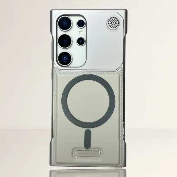Silver Aeroma Perfume Case -Samsung S25 ultra