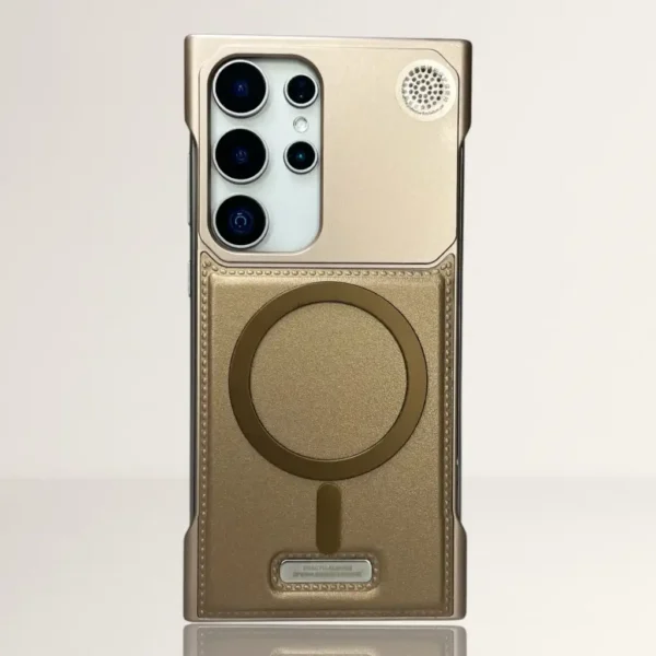 Golden Aeroma Perfume Case -Samsung S25 ultra