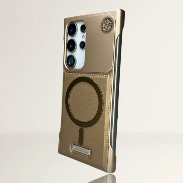 Golden Aeroma Perfume Case -Samsung S25 ultra - Image 3