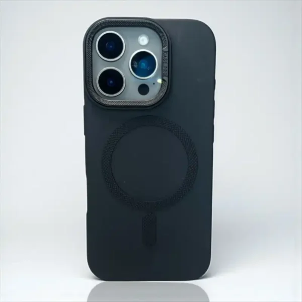 Black Slim Silicon Case -Iphone 13 pro
