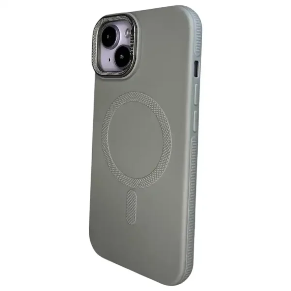 Grey Slim Silicon Case -Iphone 14 - Image 3
