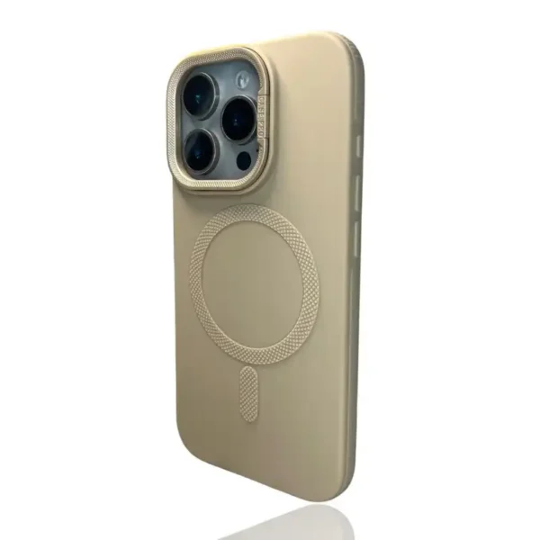 Cream Slim Silicon Case -Iphone 16 pro - Image 3