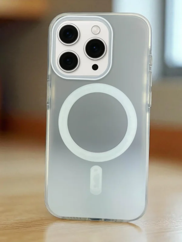 White Dual Tone -Iphone 15 pro